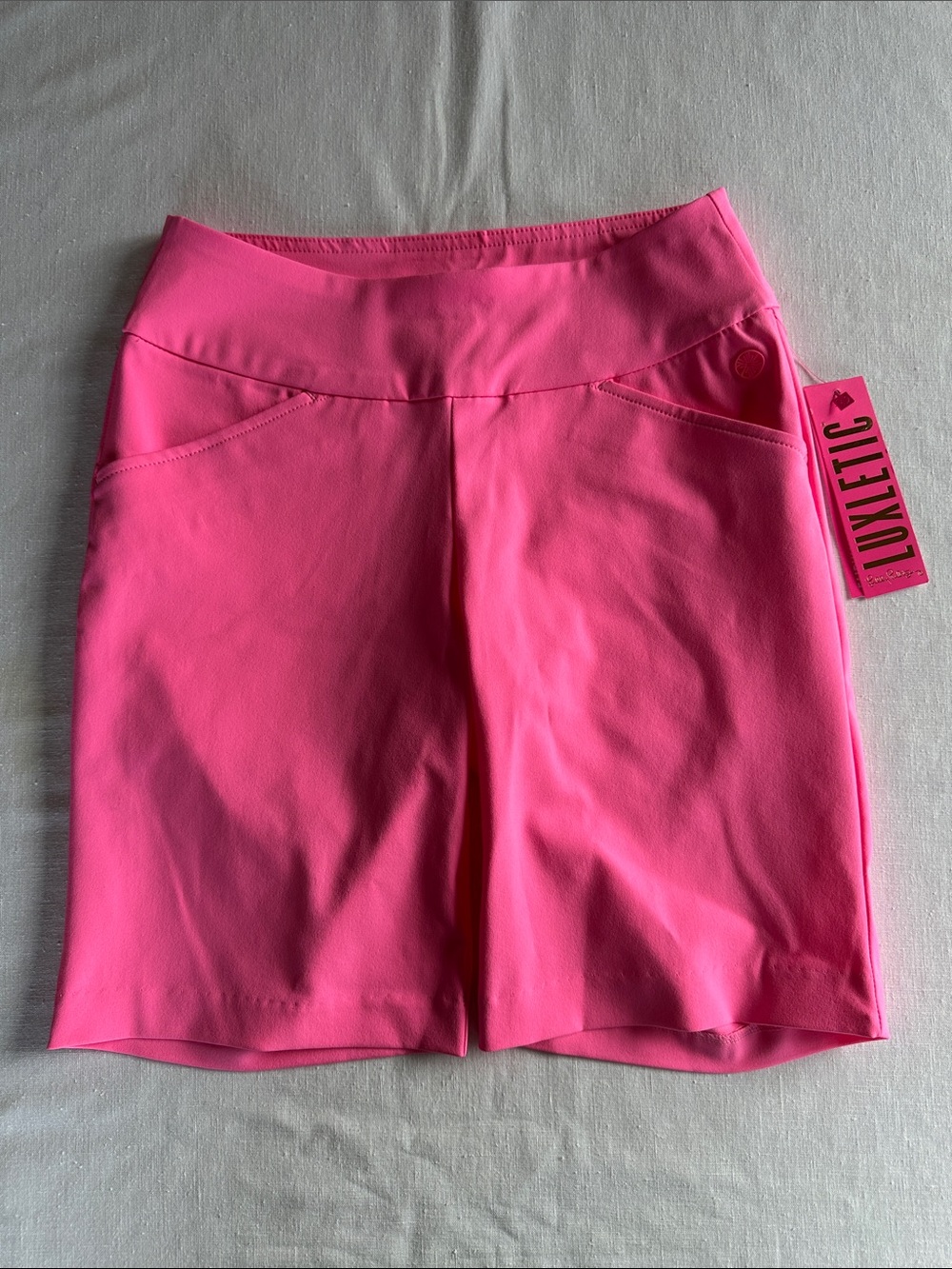 Lilly Pulitzer Reid Short Havana Pink 00 NWT